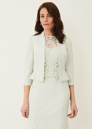 Phase Eight Georgia Occasion Jackets Green Canada | RTDBOL-645